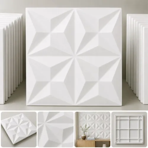 Placas de gesso 3d