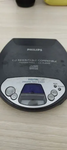 Discman Philips Funciona Perfeito Não Aceito Trocas