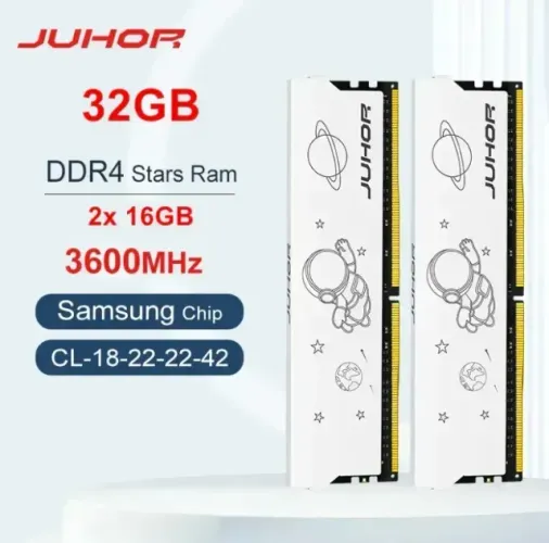 Memoria Ddr4 3200mhz Juhor Star Astronaut 2x16g Samsung