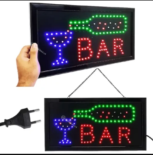 Placa led de Bar