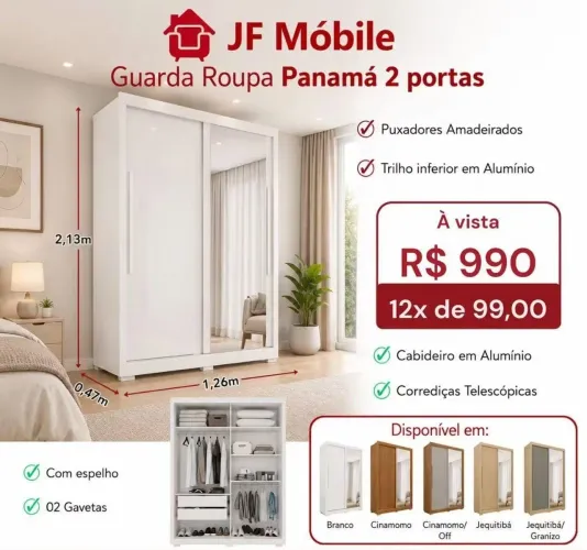Guarda roupa solteiro