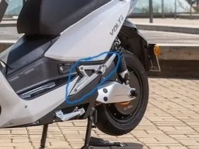 Pedaleiras Traseiras + Suportes - Voltz Ev1 Sport