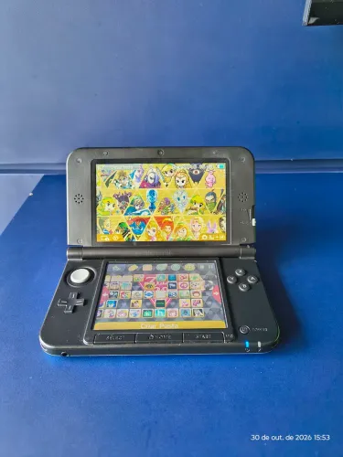 Nintendo 3DS XL Desbloqueado SD 64GB (+50 Jogos) - Pronto para Jogar