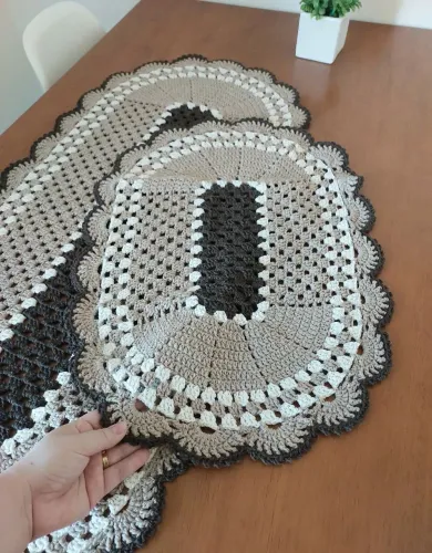 Tapetes artesanal em crochê