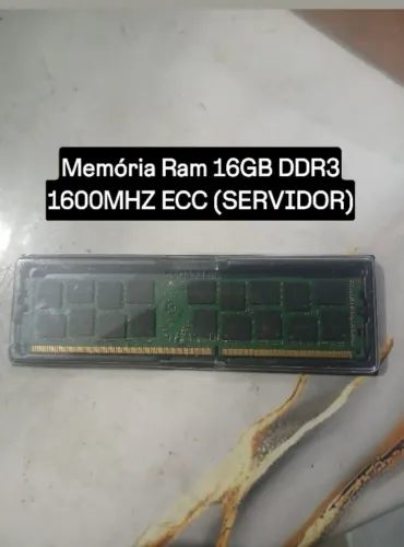 Memória Ram DDR3 16GB ECC 1600MHZ