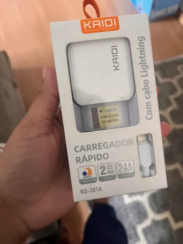 Carregador de iPhone 