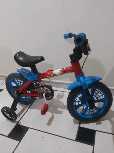 Bicicleta infantil spider man Homem aranha nathor aro 12