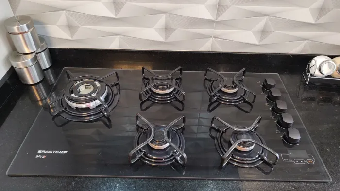 Cooktop Brastemp 5 bocas BDT85AE