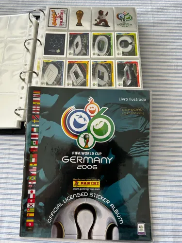 Kit Set Completo Figurinhas Soltas Copa 2006