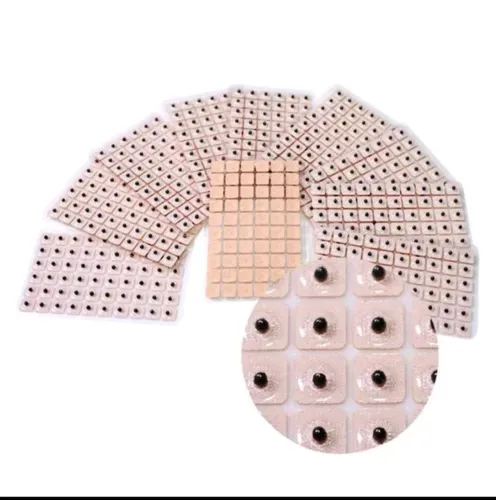 Sementes de mostarda para auriculoterapia -cartela com 60 sementes