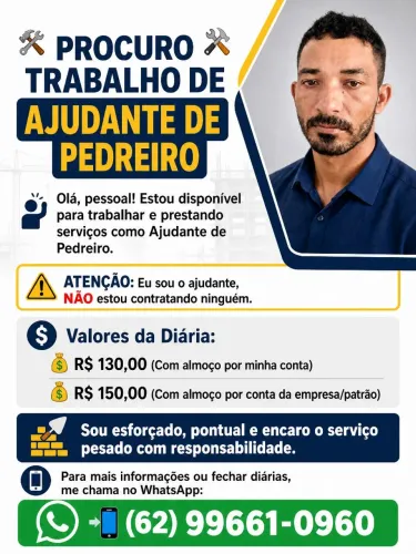 Ajudante de pedreiro