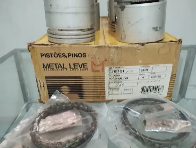 PISTÕES E ANÉIS 1,50 P-750 WILLYS JEEP RURAL F-75 MAVERICK