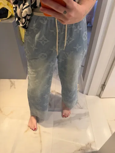 Calça LV ELÁSTICO CINTURA E SOLTA
