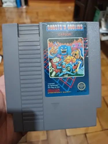 Ghosts'n Goblins - NES (Versão 5 parafusos) *** excelente estado ***