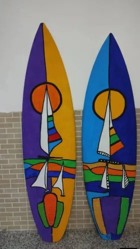Em 2006 Lousada lam?a Coleção Arte Pranchas Recicládas