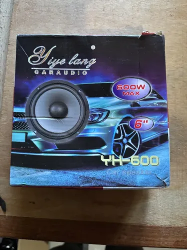 Alto-falante novo de carro coaxial HiFi 6 "/ 600W, Nunca foi montado ou usado.