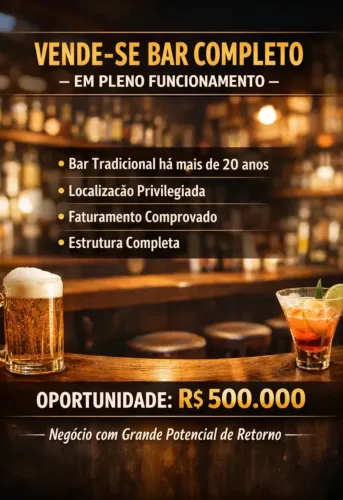 Passo ponto comercial 500.000,00