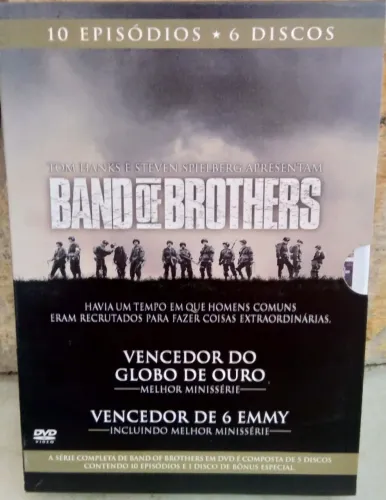 Band of Brothers minissérie em DVD
