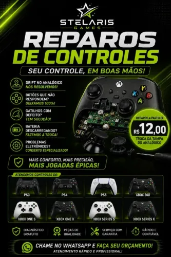 Reparos de controle de Video Games