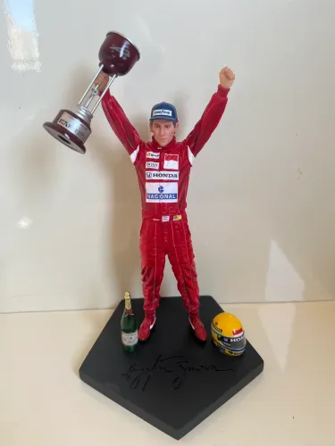 Iron Studios 1/10 Estatua Japão 1988 Campeão Ayrton Senna