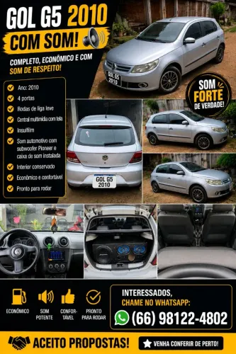 Volkswagen Gol Geração IV Trend 1.0 8V MI Total Flex Mec. 2P 2010