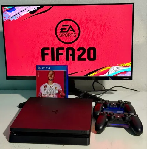 Ps4 slim + 8 jogos