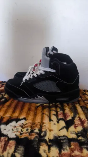 JORDAN 5 BLACK METALIC 
