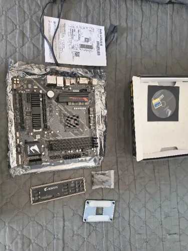 Placa Mãe B450 defeito