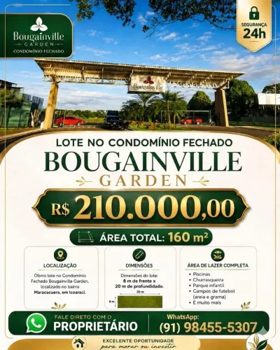 Lote Condomínio Garden Bogainville