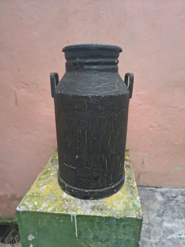 Lata de leite antiga 50 litros