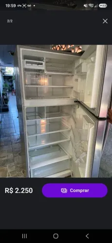 Geladeira inox Electrolux infinity