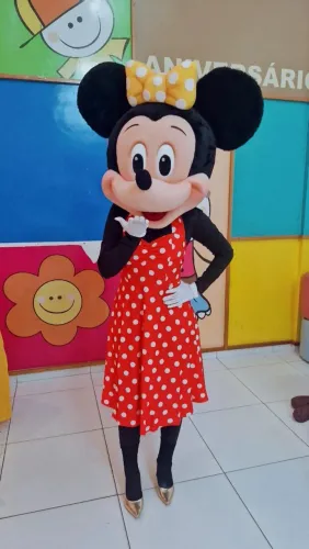 Mikey ou Minnie Personagens Vivos