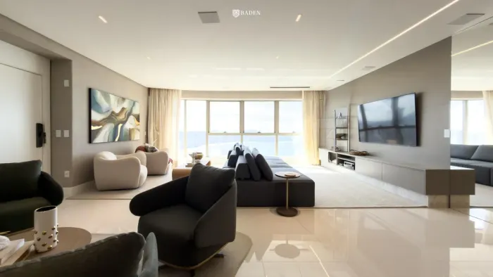Apartamento de luxo, mobiliado, 4 suítes no Ed. Yachthouse | BC