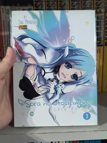 Mangá Sora no Otoshimono Volume 3 (No saquinho, como novo) Editora Panini, Shounen, Ecchi