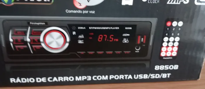 Som automotivo bluetooth - rádio para carro
