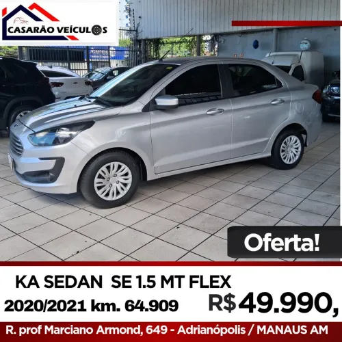 Ford KA 1.5 Sedan SE 12V Flex 4P Mec. 2021