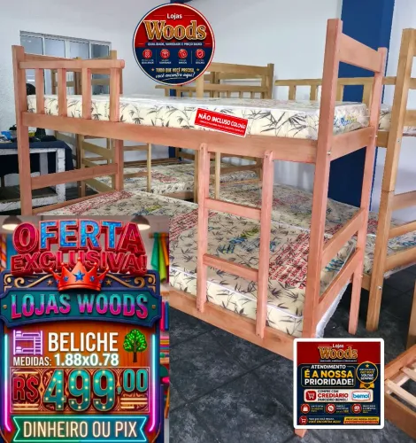 Beliche Madeira Slim 0.78 Novo No Acabamento Verniz