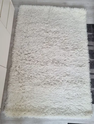 Tapete off White felpudo