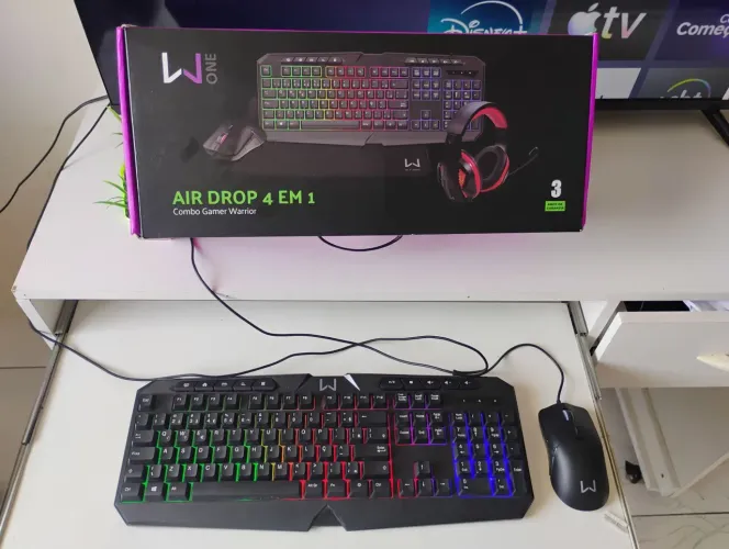 Teclado gamer + mouse