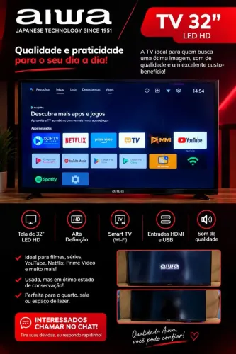 Televisão smart 32 polegadas