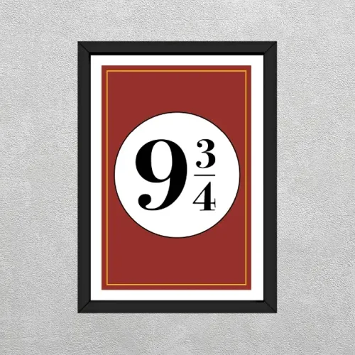 Quadro Decorativo - Harry Potter - 9 3/4
