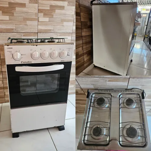 Fogão 4 bocas usado em perfeito estado aceito cartão