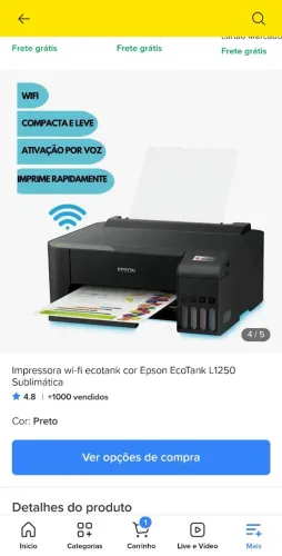 Impressora Sublimática Epson