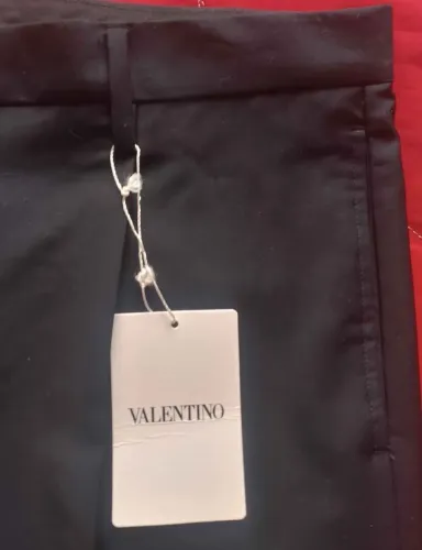 Calça Social Masculina Alfaiataria Preta Italiana Valentino BH/MG