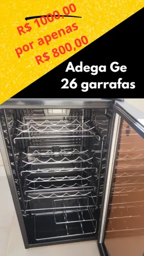 Adega General Electric - Capacidade para 26 Garrafas - 110 volts - Cidade Americana