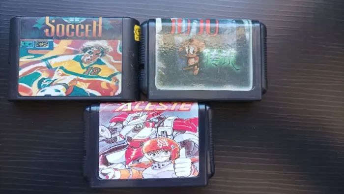 Lote jogos Mega Drive 3 Jogos