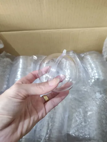 100 Esferas Acrílicas 7cm (tipo Bolinhas de Natal)