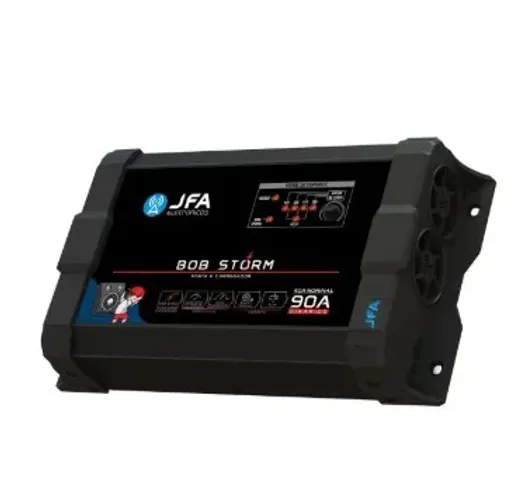 Fonte Carregador Jfa Bob Storm 90a Bivolt Automático Cor Preto