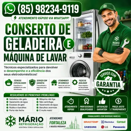 Conserto de Geladeira e Maquina de Lavar