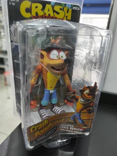 Action Figure NECA - Crash Bandicoot - Oficial - Lacrado